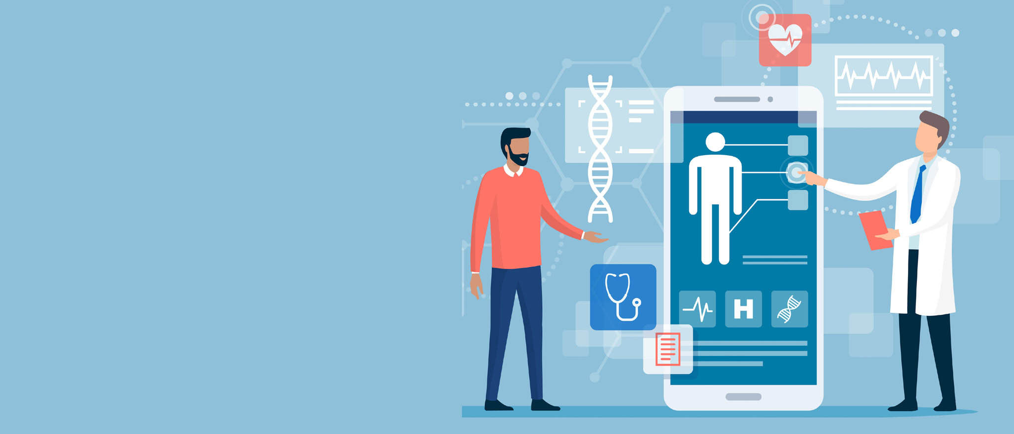Five development. Digital Transformation of Health.